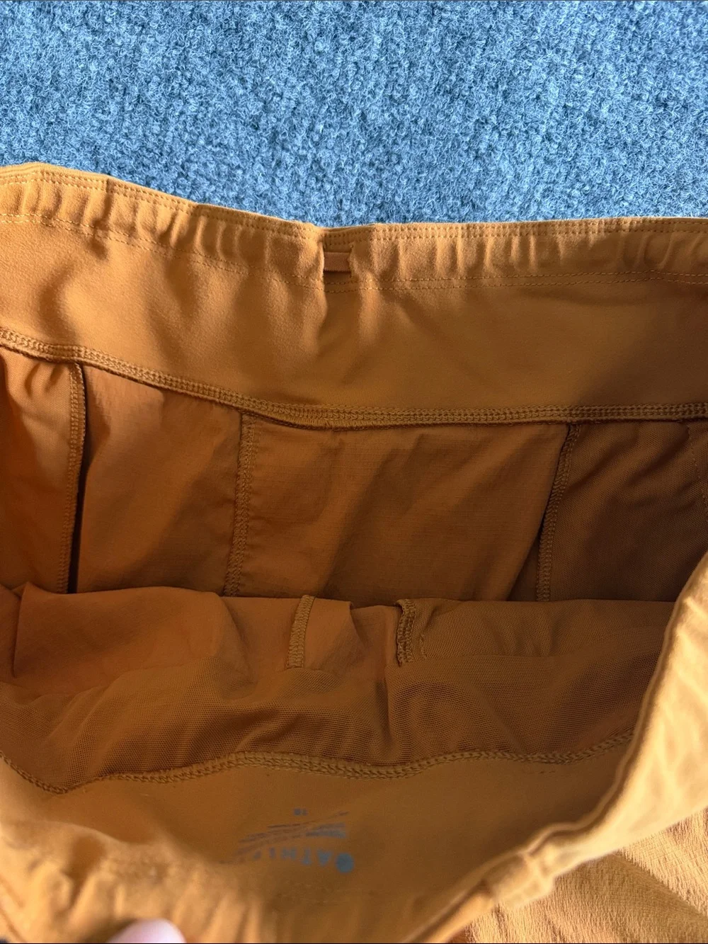 Athleta Trekkie North Short Size 18 Cognac Brown Active Outdoor